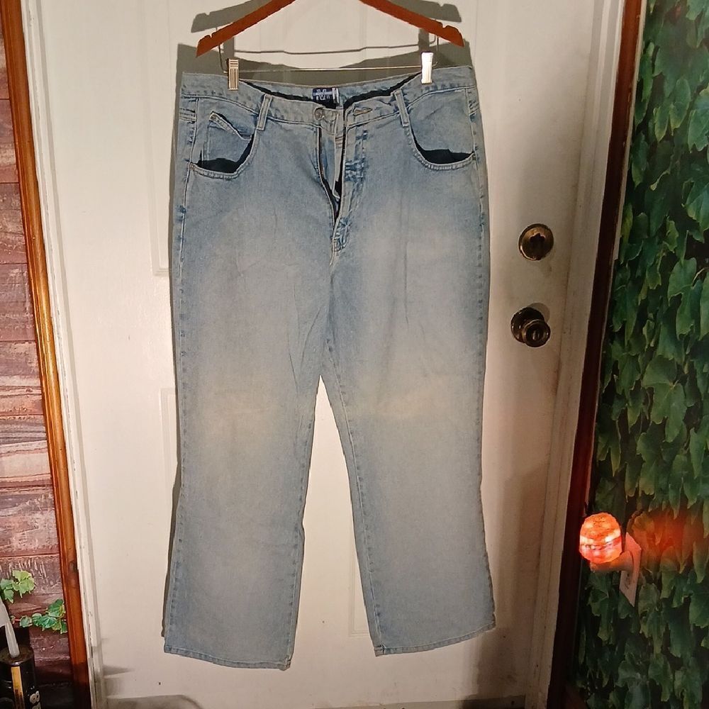 Women's Size 20 Venezia Light Blue Denim Jeans